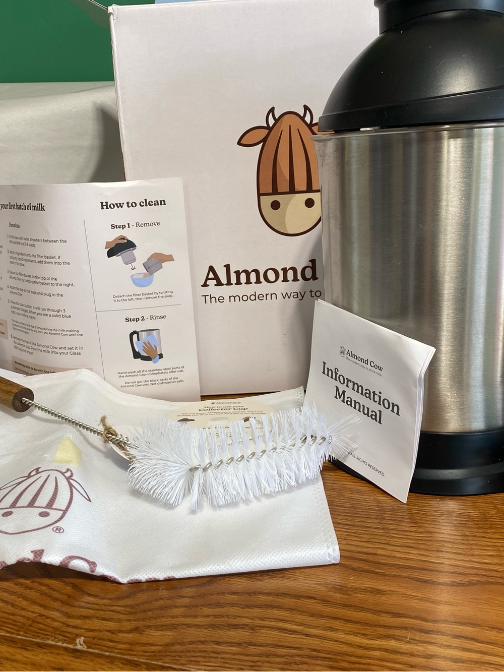 Stainless Steel Nut Milk Maker - Silver
